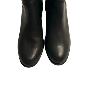 B.O.C Black Leather Ankle Booties(Size 6) Black thumbnail 6