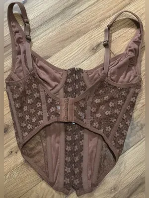 #81 NWOT Out From Under Wildflower Lace Corset Size M thumbnail 6