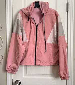 Victoria's Secret PINK Anorak full-zip windbreaker jacket sz medium thumbnail 1