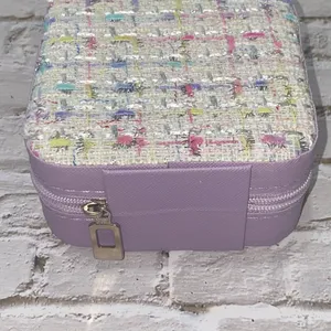 Colorful Tweed Jewelry Box thumbnail 2