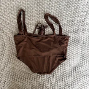 Tic Toc NWT Brown Corset Top thumbnail 2