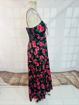 Alice and Olivia Chantay Tiered Sleeveless Maxi Dress size 4 thumbnail 8
