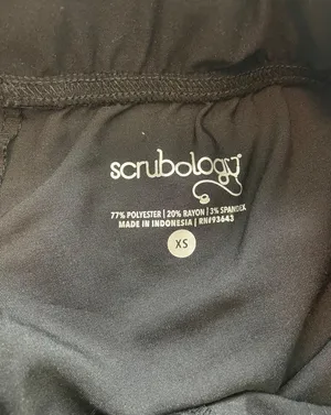 Scrub Bottoms Black Size XS thumbnail 4