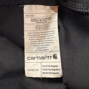 Carhartt Force X-Large (16/18) Fitted Legging Pants Hi-Rise Stretch Pocket Black thumbnail 10