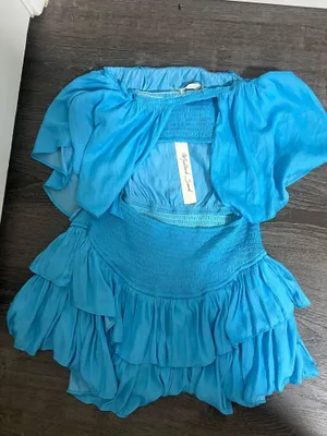 Lily Rain Dress Blue thumbnail 3