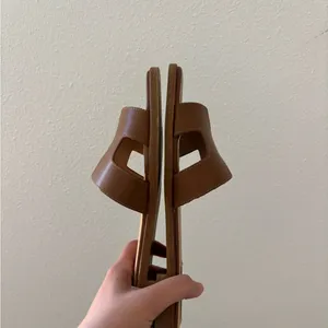 Steve Madden Hadyn Cognac Leather Sandals thumbnail 3
