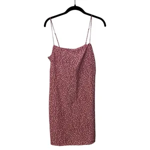 Reformation Pink Red Zephyra Lip Mini Dress Size 8 thumbnail 2