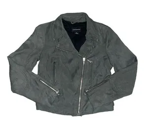 Club Monaco green moto style jacket thumbnail 1