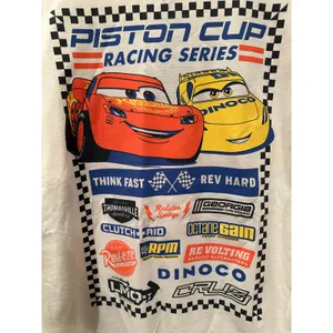 NWOT Disney Pixar Cars Piston Cup Lightening McQueen and Cruz Ramirez Tee M thumbnail 4