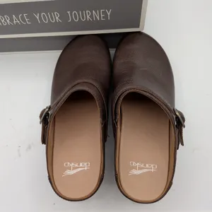 Dansko Berry Milled Burnished Brown Leather Clog Mules 9421-801600 Womens 40 thumbnail 5