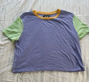 Women Size Medium Multi Color Crop Tee thumbnail 1