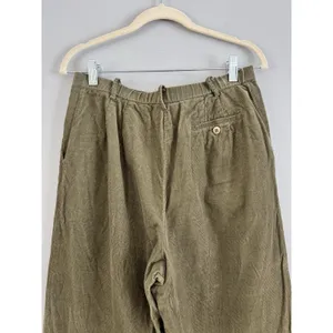 Pendleton Vintage Olive Green Straight Leg Corduroy High Rise Pants Women’s 10 thumbnail 4