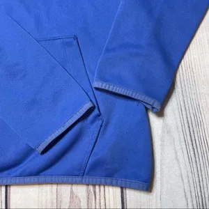 The‎ North Face Blue Logo Pullover Hoodie Sweatshirt Women’s Sz Medium Pocket thumbnail 9
