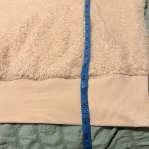 So Cozy Softest Sherpa Pullover Hoodie In Creamy Ivory Size XL thumbnail 10