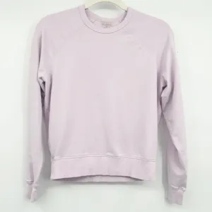 Negative Womens Lilac Modal Cotton Lounge Travel Club Crew‎ Sweatshirt Size XS thumbnail 2