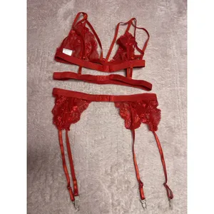 Avidlove Red Lace Lingerie Set‎ & Suspender Belt Small thumbnail 4