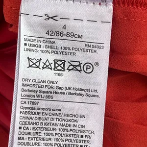 Banana Republic Women's Red Tiered Mini Skirt Size 4 thumbnail 7