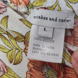 Cupcakes & Cashmere Spring Floral Viscose Boho Ruffle Midi Wrap Skirt Size Large thumbnail 5