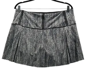Lululemon Lost in Pace‎ Tennis Skort Skirt Black 12 thumbnail 1