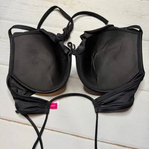 Victoria’s Secret - Women’s Black Bikini Set - Size Large & 36D thumbnail 6