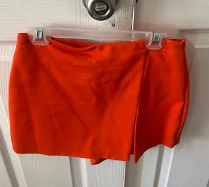 Blu Spero orange skirt thumbnail 1