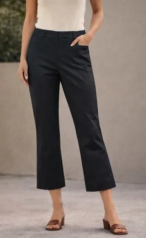 Anthropologie Maeve High Waist Slim Fit Ponte Knit Pants Sz 10 thumbnail 1