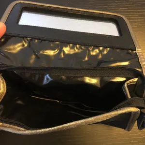 Vintage Balenciaga Makeup Bag Small Cosmetic Pouch with Mirror thumbnail 9