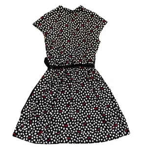 Maeve Anthropologie Odilla Dress Womens L Black Red‎ Sunglasses Belted Wedding thumbnail 2