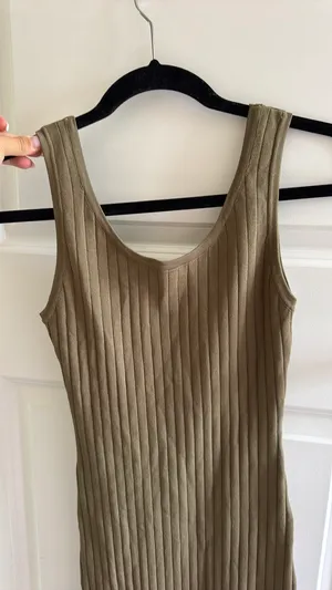 Army green midi dress Size L thumbnail 5