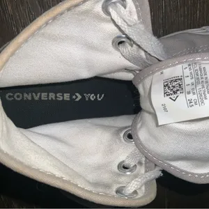 Converse Unisex Chuck Taylor Gray High-Top Sneakers Size Women’s 8 Men’s 6 thumbnail 10