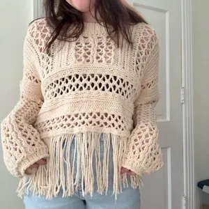 Free People Fringe Sweater Knit thumbnail 2
