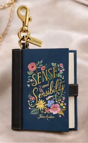NEW Coach Sense and Sensibility by Jane Austen Book Bag Charm NWT thumbnail 1