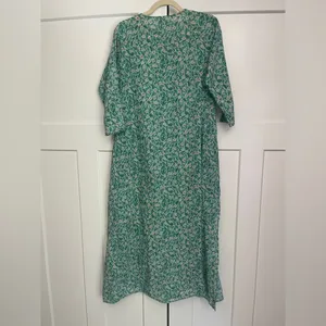 Roller Rabbit Cerro‎ Green Floral Dress Long Sleeve Curtis Maxi thumbnail 5