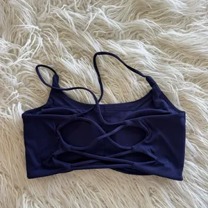 Iron Grind Athletics Eden Sports Bra Navy Blue Size Medium thumbnail 6