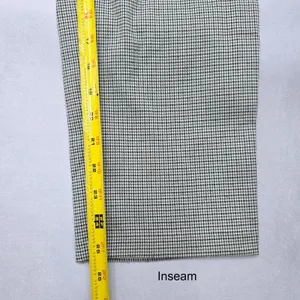 Frmz Gray Houndstooth Stripe Chic Office Work Formal KPop Preppy‎ Pants Large thumbnail 10