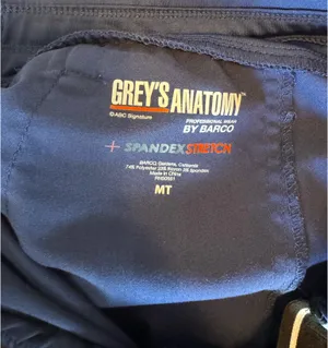 Grey's Anatomy by Barco Spandex Women's 3-Pocket Scrub Pants Medium Tall thumbnail 8