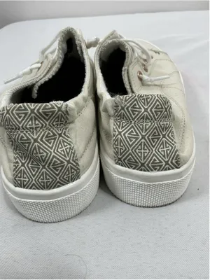Womans Natural Reflections Memory Foam Lace Up Casual Sneakers 8M Tan thumbnail 3