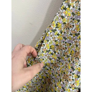 Anthropologie Floral Mini Dress‎ Peter Pan Collar Cottagecore Sz 8 thumbnail 11