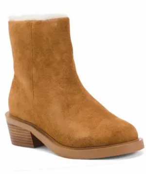 NEW MATISSE Suede / Leather Nate Cozy Fur Lining Booties fawn SZ-8.5 thumbnail 1