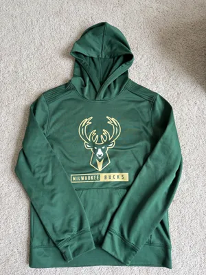 NBA Bucks Milwaukee Hoodie Green thumbnail 1