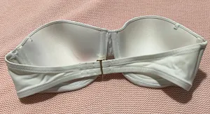 Victorias Secret White Sequin Bikini Top thumbnail 3