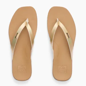 Reef Women's Cushion Court Flip Flops Iridescent Gold Sandals Size 9 thumbnail 7