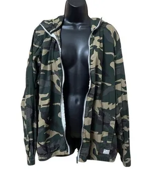 Denim and Flower Lightweight Camo Jacket thumbnail 1