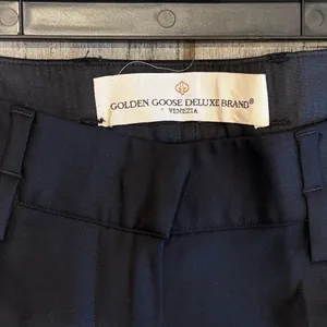 Golden Goose Wool Dress Pants Womens Small Black Straight Leg thumbnail 5
