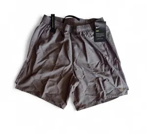 NWT Nike Men's Small Dri-FIT Swim Trunks Heather Gray Board Shorts thumbnail 1