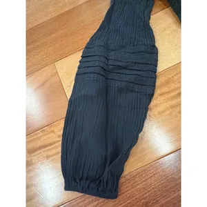 Abercrombie & Fitch Button Front Top Womens Black Tie Front Gauze XS thumbnail 7