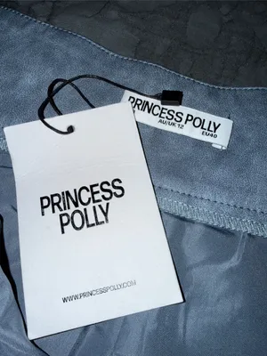 Princess Polly size 8 Ceejay faux leather mini skirt slate new with tags thumbnail 12