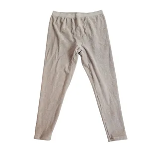 SKIMS Terry Cotton Blend Cozy‎ Knit Leggings Lounge Pants Beige Size 2XL thumbnail 2