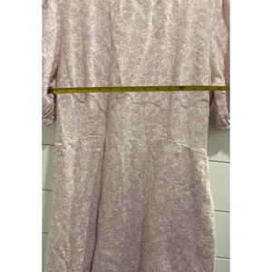 Who What Wear‎ Women's Floral Linen Blend Tie Back Midi Dress Purple Size Large thumbnail 7