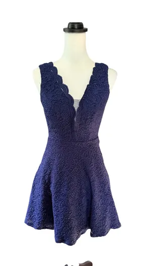 City Studio Blue Dress Short size 0 thumbnail 1